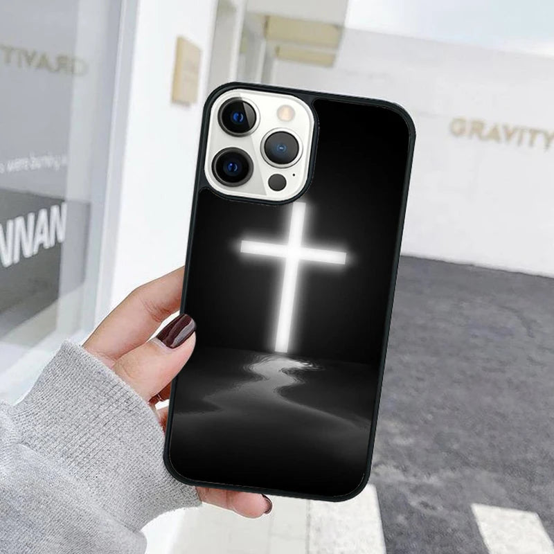 Glowing Cross Phone Case